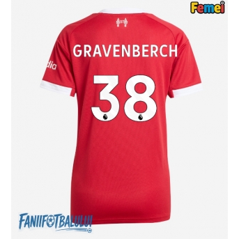 Liverpool Ryan Gravenberch #38 Tricou Fotbal Replică 2025-26 Femei Acasa